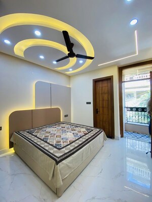 Bedroom in 3 BHK Builder Floor at Uttam Nagar – for Rent