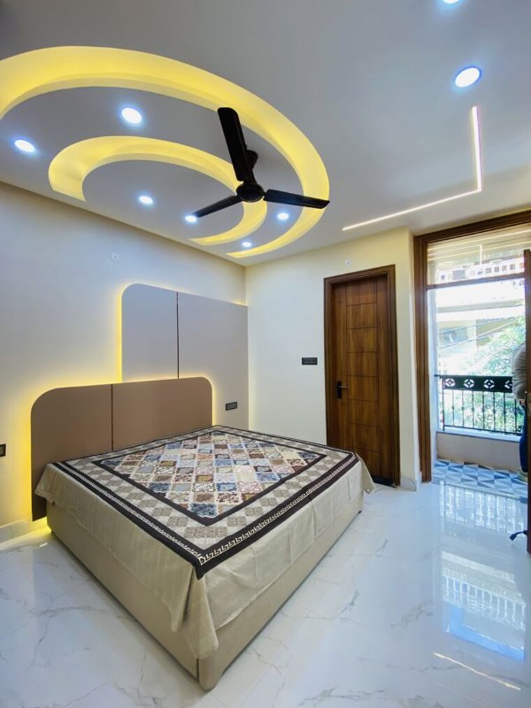 Bedroom, uttam nagar 3 Bedroom 150 Sq.Yd. Builder Floor In Uttam Nagar Delhi 10717188