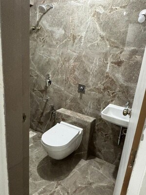 Washroom in 2 BHK Apartment at Shraddha Vardaan, Bhandup West – for Rent