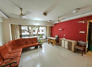 Living Room in 2 BHK Apartment at Ann-O-Lou Apartment, Malad West – for Rent