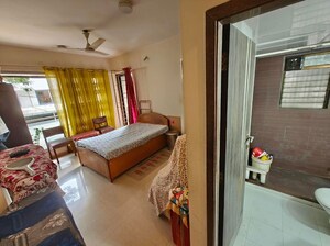Living Room in 2 BHK Apartment at Ann-O-Lou Apartment, Malad West – for Rent