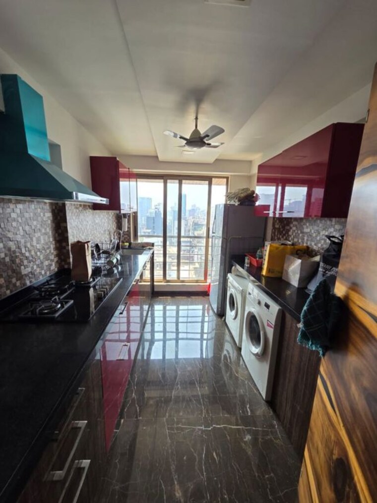 Kitchen, jrle-the-amazing 3 Bedroom 1400 Sq.Ft. Apartment In Khar West Mumbai 10717226