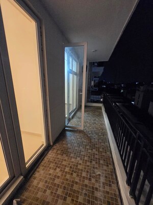 Balcony in 3 BHK Apartment at Omaxe The Palace, Gomti Nagar – for Rent