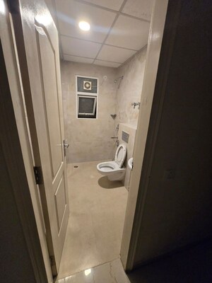 Bathroom in 3 BHK Apartment at Omaxe The Palace, Gomti Nagar – for Rent