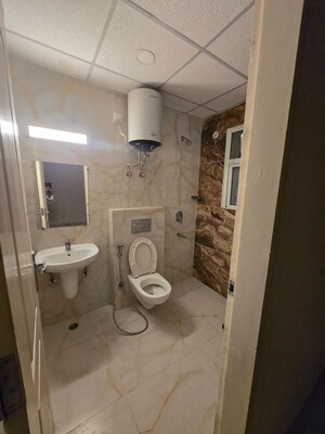 Bathroom in 3 BHK Apartment at Omaxe The Palace, Gomti Nagar – for Rent