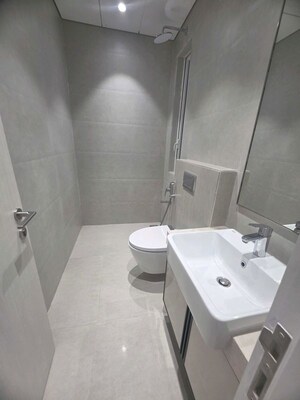 Bathroom in 4 BHK Apartment at Indiabulls Sky Forest, Lower Parel – for Rent