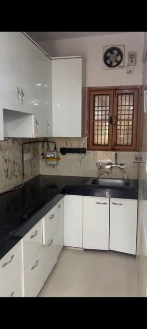 Kitchen in Studio Apartment at Sector 16b Dwarka – for Rent