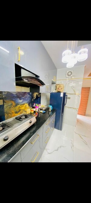 Kitchen in 1 BHK Apartment at Sector 16b Dwarka – for Rent