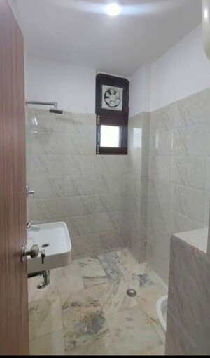 Bathroom in 3 BHK Builder Floor at Kailash Hills – for Rent