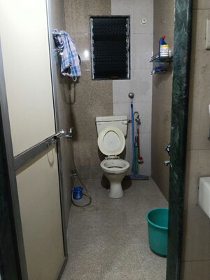 Bathroom in 1 BHK Apartment at Arihant Riddhi, Ghansoli – for Rent