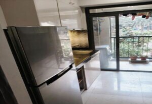 Staircase in 2 BHK Apartment at Lodha Splendora, Ghodbunder Road – for Rent