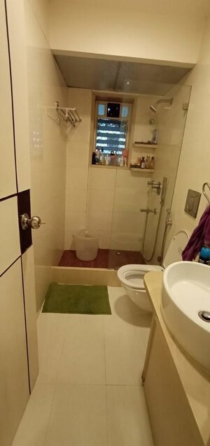 Bathroom in 2 BHK Apartment at Cosmopolitan Apsara Apartment, Pali Hill – for Rent