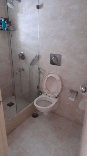 Bathroom in 2 BHK Apartment at Cosmopolitan Apsara Apartment, Pali Hill – for Rent