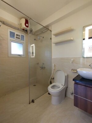 Bathroom in 3 BHK Apartment at NR Windgates, Thanisandra Main Road – for Sale