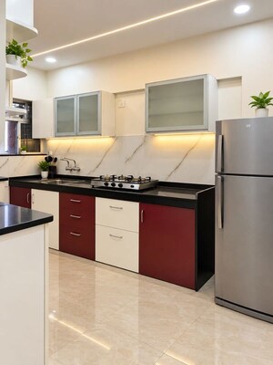 Kitchen in 2 BHK Apartment at Kharadi – for Rent