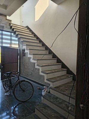 Staircase in 4 BHK Independent House at Maharaja Agrasen Marg – for Sale