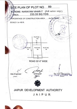  Plot – Map Location View at Narayan Vihar - for Sale