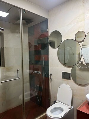 Bathroom in 3 BHK Apartment at Mantralaya – for Rent