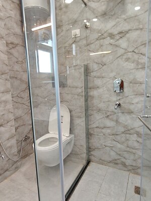 Bathroom in 3 BHK Apartment at Vasant Vihar – for Rent