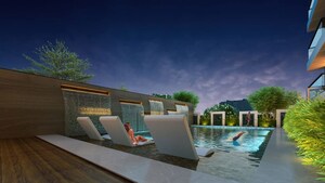 Swimming Pool in 2 BHK Builder Floor at Thanekar Palacio, Badlapur East – for Sale