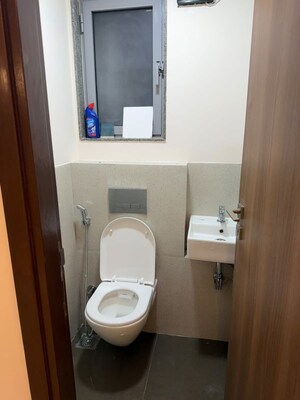 Bathroom in 1.5 BHK Apartment at Piramal Vaikunth, Balkum Pada – for Rent