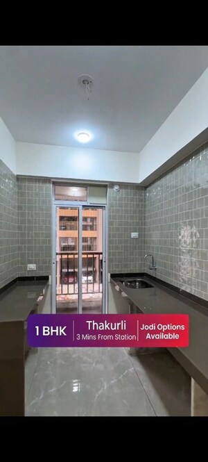 Kitchen in 1 BHK Apartment at Kulswamini Brahmand, Thakurli – for Sale