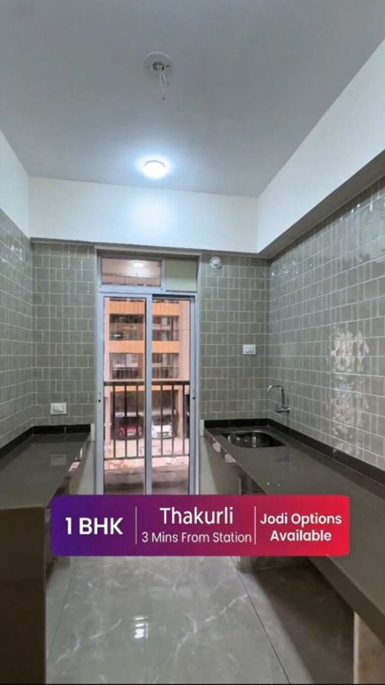 Kitchen, kulswamini-brahmand 1 Bedroom 660 Sq.Ft. Apartment In Thakurli Thane 10717872