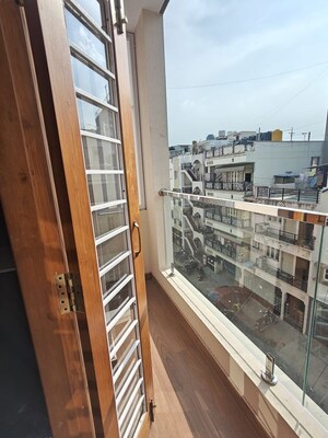 Balcony in 2 BHK Builder Floor at Bda Layout Btm 4th Stage – for Rent
