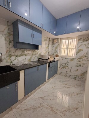 Kitchen in 2 BHK Builder Floor at Btm Layout Stage 2 – for Rent