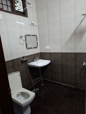 Bathroom in 2 BHK Builder Floor at Kanha Apartments Indirapuram, Shakti Khand 2 – for Rent