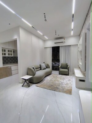 Living Room in 3 BHK Apartment at Thanekar BKC Paramount, Katrap – for Sale
