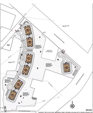 4 BHK Apartment – Map Location View at DLF Privana South, Sector 76 - for Sale