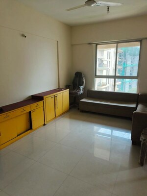 Living Room in 1 BHK Apartment at Nyati Ethos, Undri – for Rent