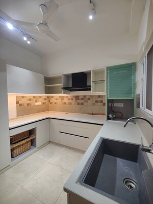 Kitchen in 3.5 BHK Apartment at Prestige Tranquil, Kokapet – for Rent