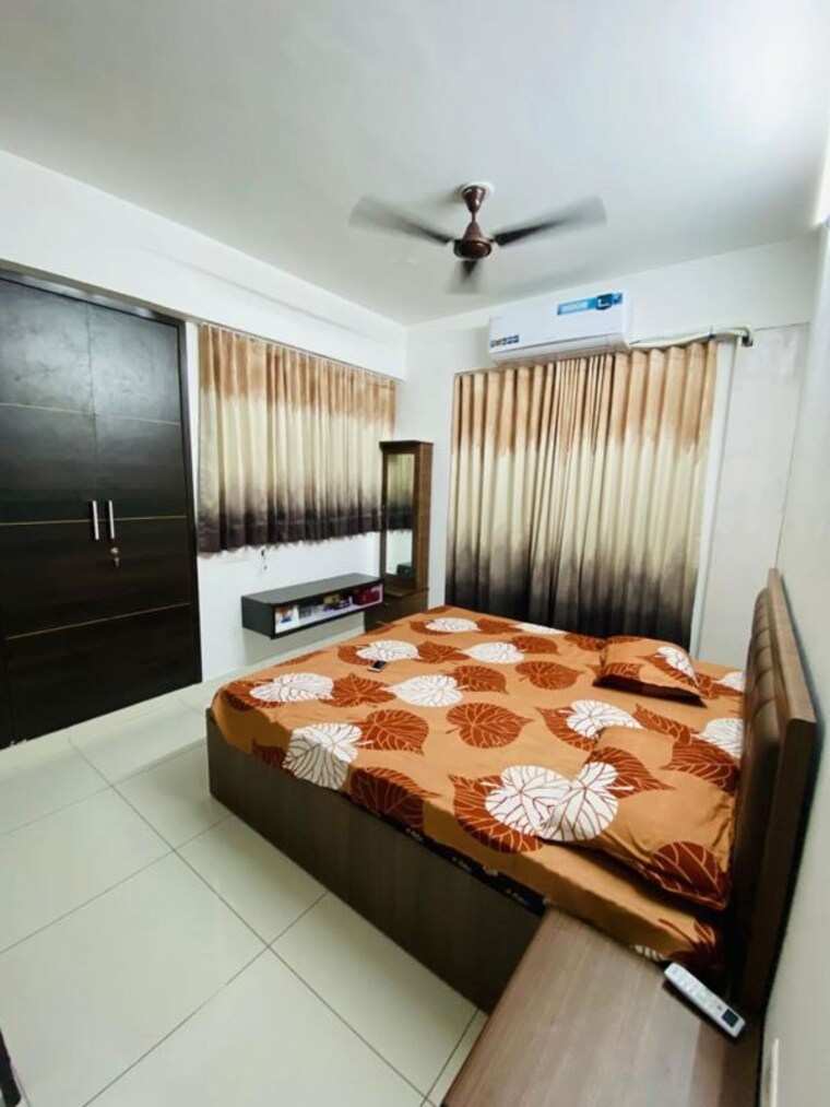 Bedroom, makarba 3 Bedroom 1600 Sq.Ft. Apartment In Makarba Ahmedabad 10718118