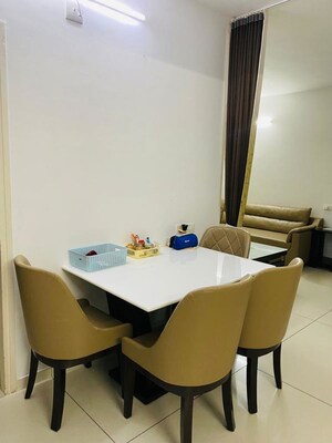 Dining Room in 3 BHK Apartment at Makarba – for Rent
