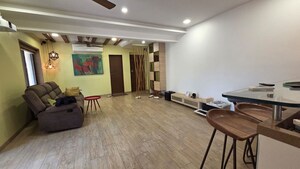 Living Room in 2 BHK Apartment at Juhu – for Rent