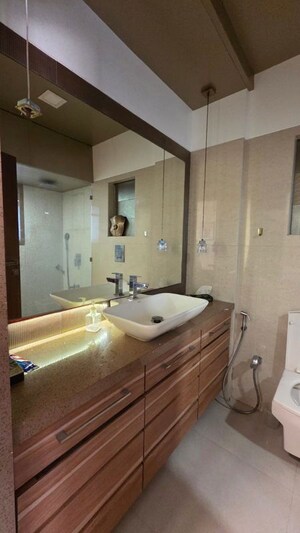 Bathroom in 2 BHK Apartment at Juhu – for Rent