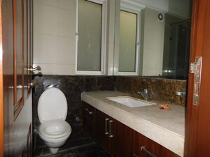 Attached Bathroom in 3 BHK Apartment at Eldeco Mystic Greens, Omicron I Greater Noida – for Rent