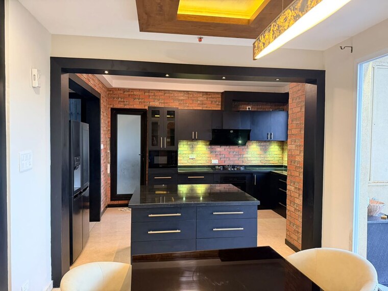 Kitchen, bhartiya-city 4 Bedroom 3900 Sq.Ft. Penthouse In Thanisandra Main Road Bangalore 10718172
