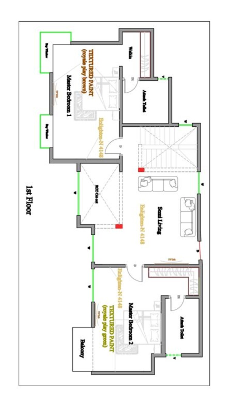 Floor Plan, bhartiya-city 4 Bedroom 3900 Sq.Ft. Penthouse In Thanisandra Main Road Bangalore 10718172