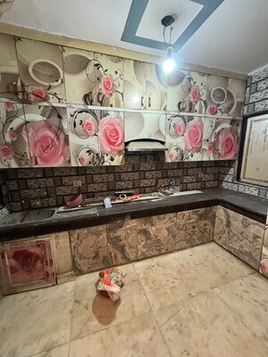 Kitchen in 2 BHK Builder Floor at Uttam Nagar – for Rent