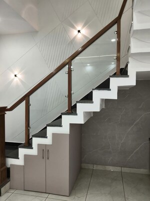Staircase in 4 BHK Independent House at Amba Vihar – for Sale