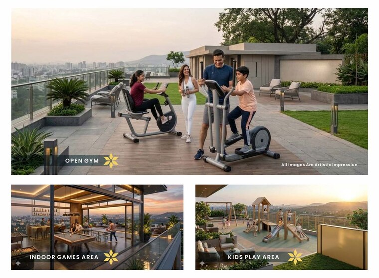 Gym, chordiya-samruddhi 3 Bedroom 1485 Sq.Ft. Apartment In Kondhwa Budruk Pune 10718267