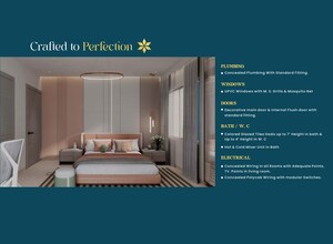 Bedroom in 3 BHK Apartment at Chordiya Samruddhi, Kondhwa Budruk – for Sale