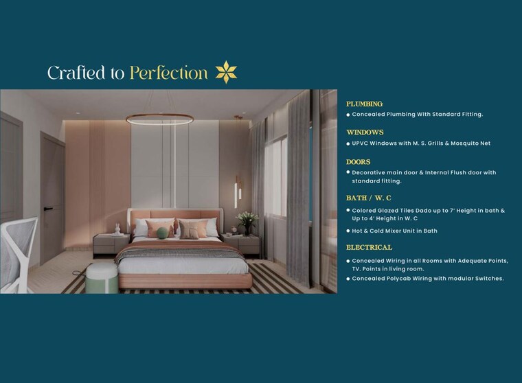 Bedroom, chordiya-samruddhi 3 Bedroom 1485 Sq.Ft. Apartment In Kondhwa Budruk Pune 10718267