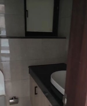 Bathroom in 3 BHK Apartment at Adani Samsara, Sector 60 – for Rent