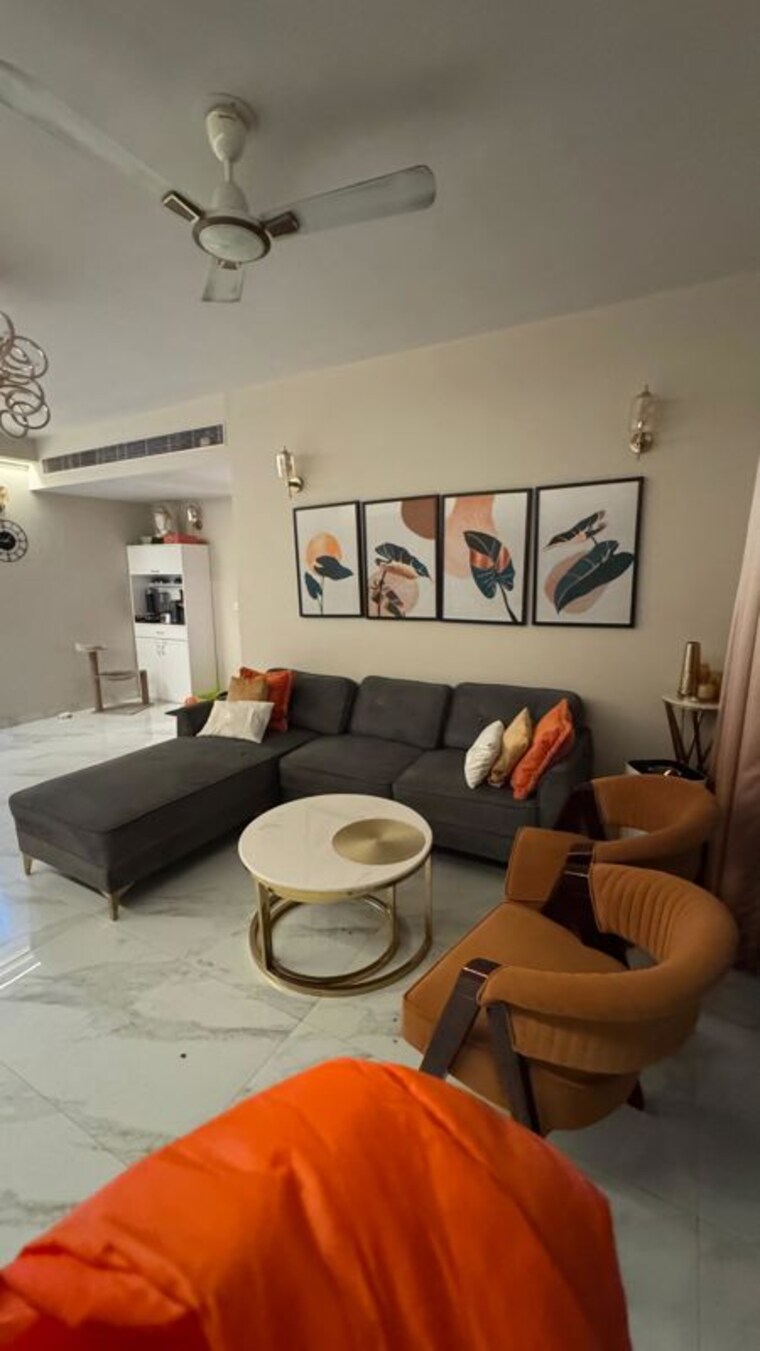 Living Room, m3m-heights 3 Bedroom 2054 Sq.Ft. Apartment In Sector 65 Gurgaon 10718305