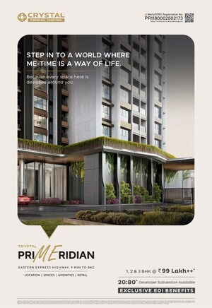 1 BHK Apartment – Exterior View View at Crystal Prime Meridian, Ghatkopar East - for Sale