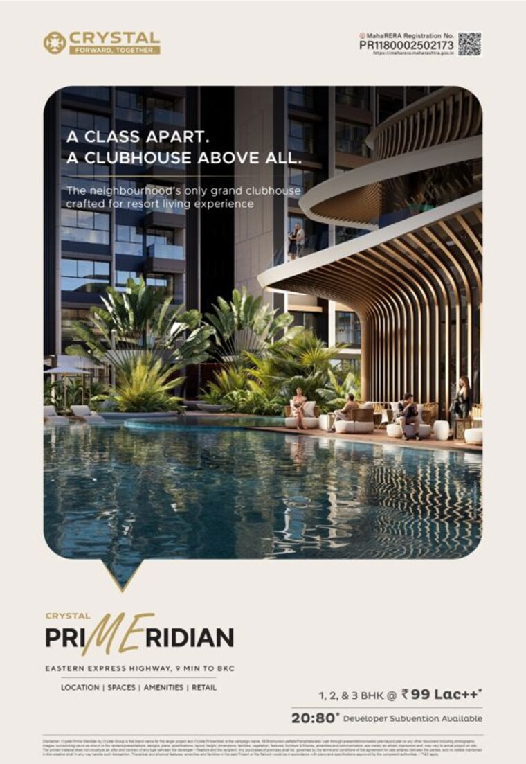 undefined, crystal-prime-meridian 1 Bedroom 436 Sq.Ft. Apartment In Ghatkopar East Mumbai 10718163